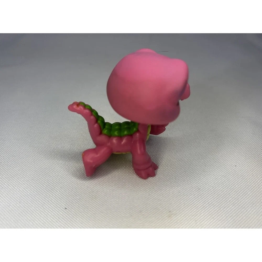 🐊Littlest Pet Shop 1464 Lps Authentic Pink Green‎ Crocodile Blue Eyes